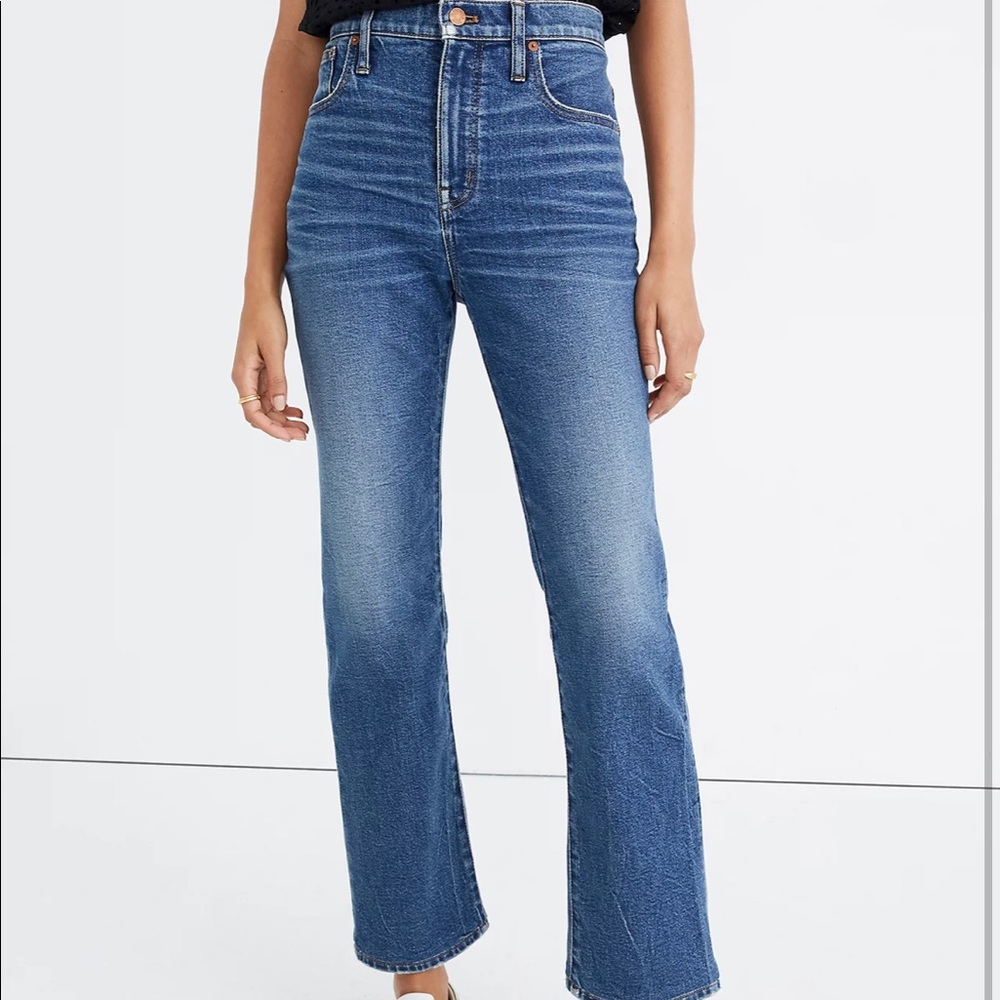 Madewell Slim Demi Boot Sundale Wash Sz 26P